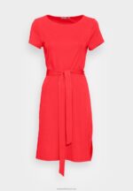 Z62T99 Women Anna Field Jersey Dress Red - Image 4